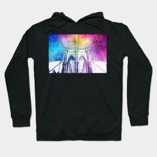 Brooklyn Bridge (watercolor) Hoodie